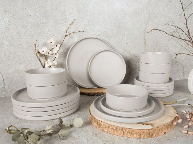 SET KROŽNIKOV BERLINGER HAUS 18 DELNI SAHARA Z ROBOM MAT KREM BARVE