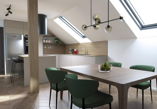 Prenova mansarde brez stresa: z eno ekipo mojstrov, jasnim proračunom in preverjenimi re&scaron;itvami do bivalnega podstre&scaron;ja, ki vam bo v ponos.