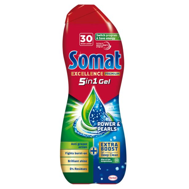 DETERGENT-STROJ.POMIVANJE HENKEL LCH SOMAT GEL DUO GEL GREASECUTTING 30 PRANJ