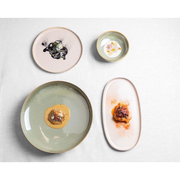 GLOBOKI KROŽNIK BONNA SAGE HYGGE 28CM 6 KOS