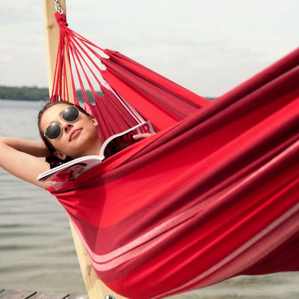 GUGALNA MREŽA AMAZONAS KOMPLET STOJALO APOLLO IN VISEČA MREŽA SALSA FUEGO