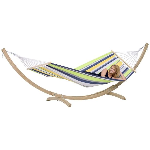 GUGALNA MREŽA AMAZONAS STAR SET STOJALO KRONOS + VISEČA MREŽA TONGA KOLIBR