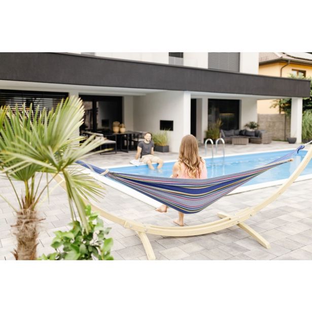 GUGALNA MREŽA AMAZONAS STAR SET STOJALO KRONOS + VISEČA MREŽA TONGA OCEAN