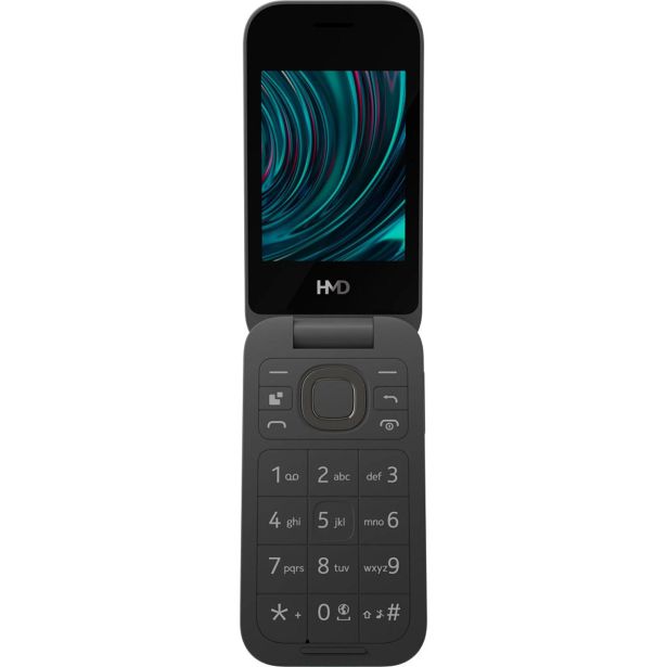 HMD 2660 FLIP (PREJ NOKIA) TA-1711 PREKLOPNI TELEFON NA TIPKE DUAL SIM 4G - ČRN