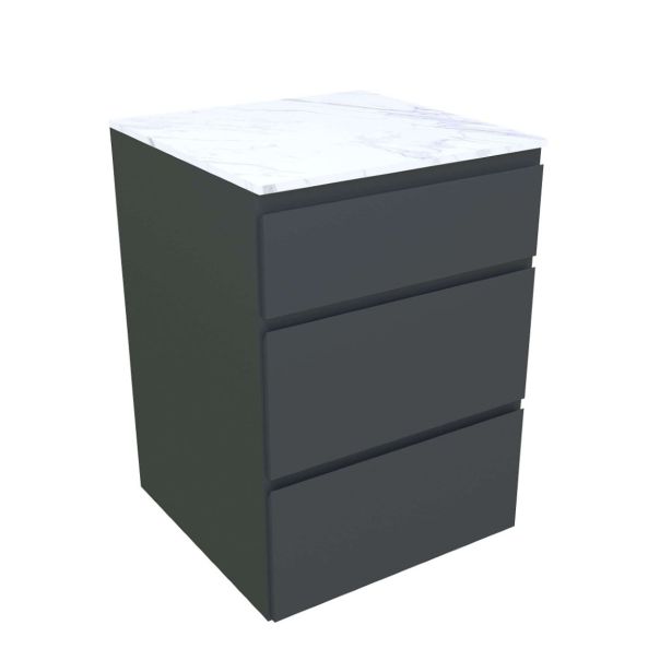 LETNA KUHINJA BELLANO FLORENCE ANTRACITL 3070/2168X634X935 PULT PORCELAN