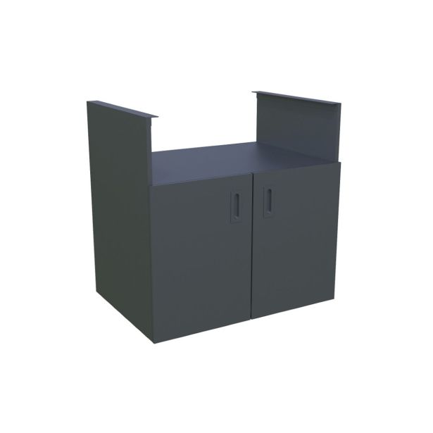 LETNA KUHINJA BELLANO FLORENCE ANTRACITL 3070/2168X634X935 PULT PORCELAN