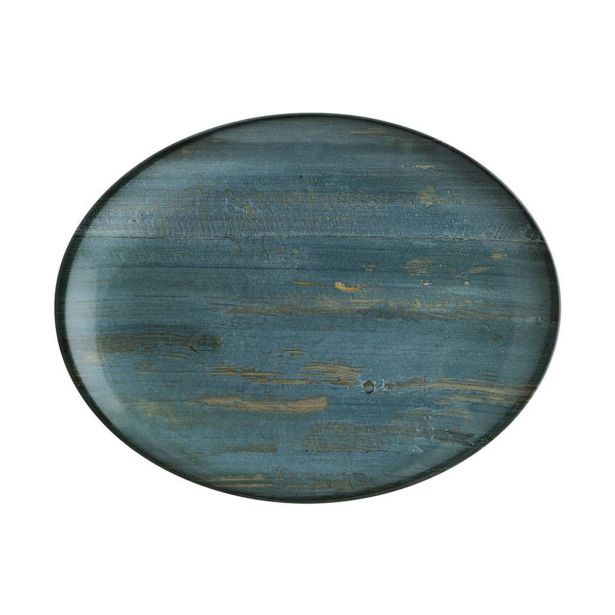 PLITVI KROŽNIK BONNA MADERA OVALNI 36CM 6 KOS