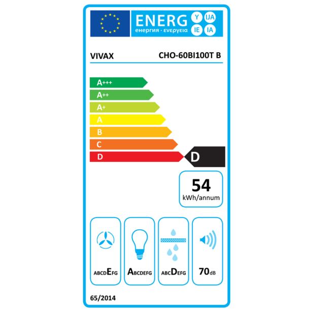 VGRADNA KUHINJSKA NAPA VIVAX CHO-60BI100T B