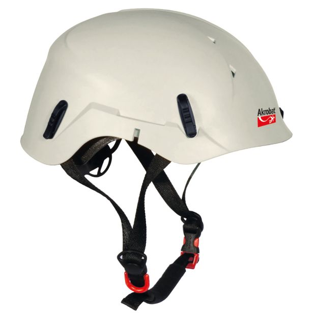 ZAŠČITNA ČELADA AKROBAT ZA DELO NA VIŠINI BELA