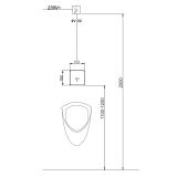 DODATNA OPREMA ZA PIPE UNITAS PODOMETNI SENZOR ZA PISOAR 230V