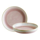 GLOBOKI KROŽNIK BONNA PINK POTT 25CM 6 KOS