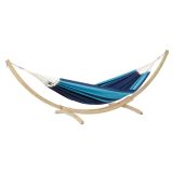 GUGALNA MREŽA AMAZONAS KOMPLET STOJALO KRONOS + VISEČA MREŽA SANTANA BLUE