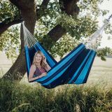 GUGALNA MREŽA AMAZONAS KOMPLET STOJALO KRONOS + VISEČA MREŽA SANTANA BLUE