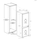 HLADILNIK IN ZAMRZOVALNIK HAIER HBW7519CF