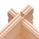 LESENA VRTNA HIŠKA KARIBU TRITTAU 4 + PODALJŠEK STREHE 4.4M+ZADNJA STENA