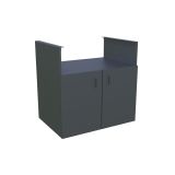 LETNA KUHINJA BELLANO FLORENCE ANTRACITL 3070/2168X634X935 PULT PORCELAN