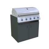 LETNA KUHINJA BELLANO FLORENCE ANTRACITL 3070/2168X634X935 PULT PORCELAN