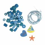 PERLE RAYHER SORTIMENT LESENIH PERL COCKTAIL, T. MODRE, 50G