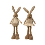 VELIKONOČNI PROGRAM DECORIS ZAJEC IZ POLIESTRA, RJAV VIŠINA 50 CM, SORTIRANO