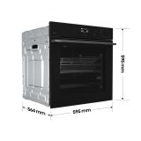 VGRADNA PARNA PEČICA HISENSE BFS615S8B