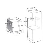 VGRADNA PARNA PEČICA HISENSE BFS615S8B