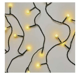 LUČKE EMOS LED KROGLICE 48M ZUN/NOT TOPLA BELA, PROGR., ČAS.