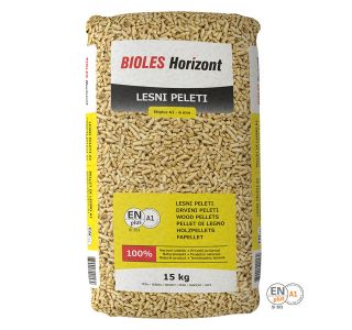 PELETI BIOLES HORIZONT FI 6 MM, SMREKA, A1 Z DOSTAVO, 70 VREČ/PALETA