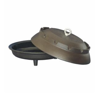 LITOŽELEZNI SAČ PLAMEN FI 40 CM, EMAJLIRANA NOTRANJOST