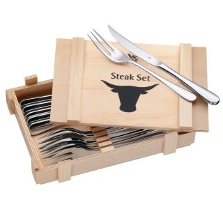 12 DELNI ZA STEAK V LESENI &Scaron;KATLI