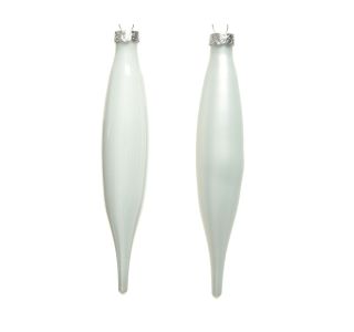 STEKLENA BUNKA DECORIS SVEČA, BELA, 15 CM 6/1